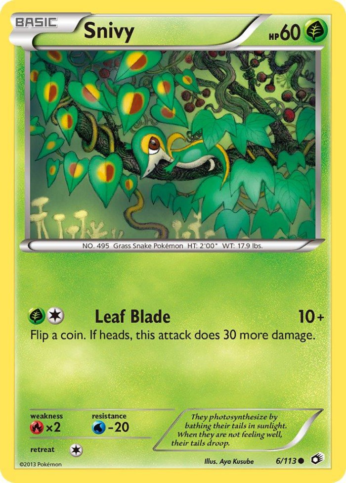 Carte Pokémon: Snivy [Vipélierre]