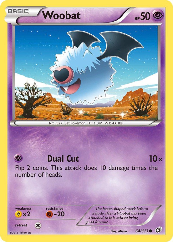 Carte Pokémon: Woobat [Chovsourir]