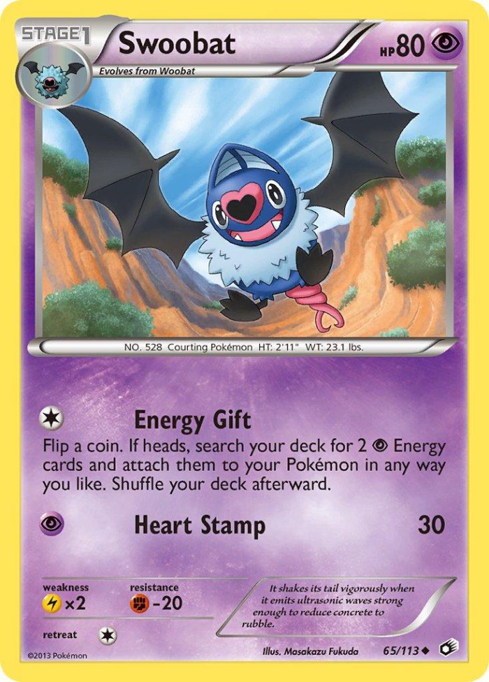 Carte Pokémon: Swoobat [Rhinolove]