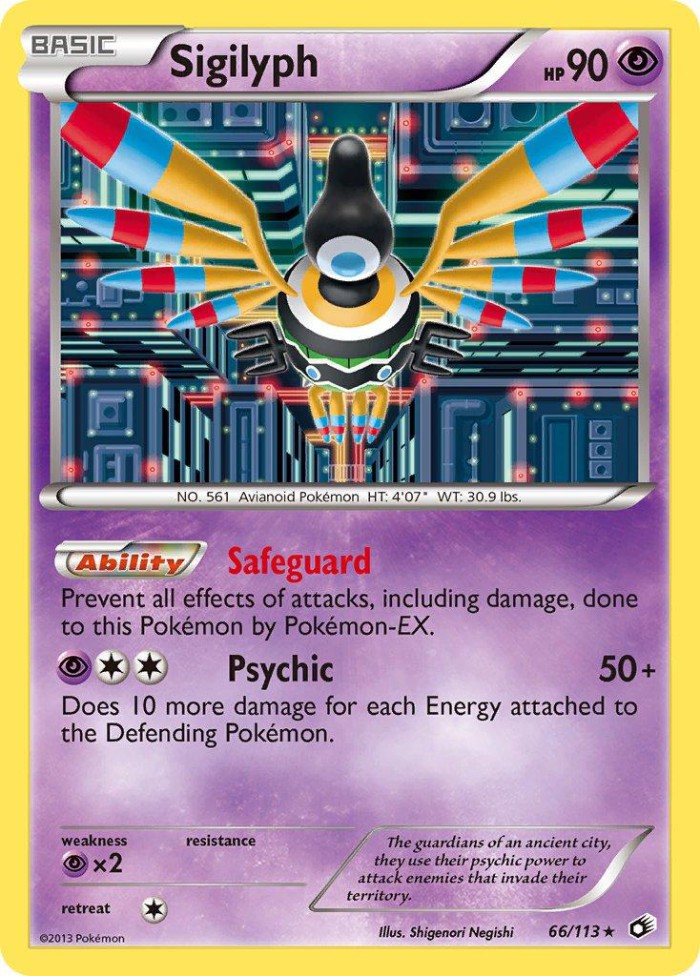 Carte Pokémon: Sigilyph [Cryptéro]