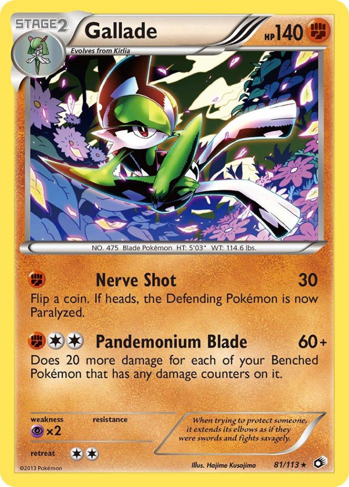 Carte Pokémon: Gallade [Gallame]