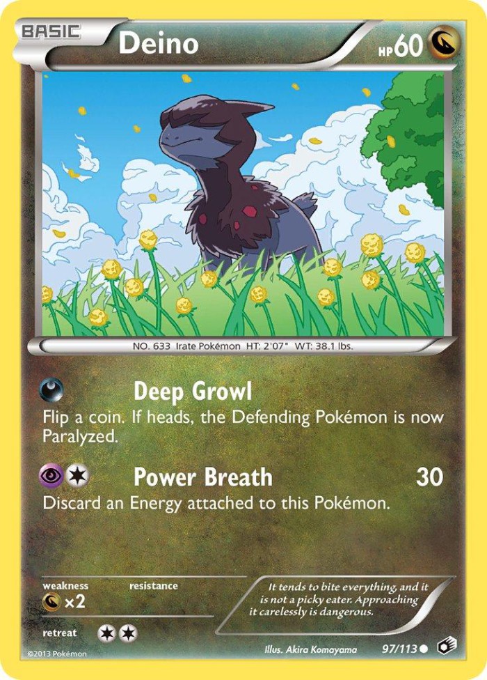 Carte Pokémon: Deino [Solochi]