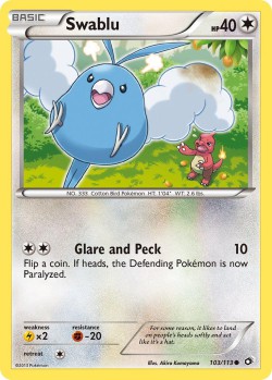 Carte Pokémon: Swablu