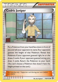 Carte Pokémon: Cedric Juniper