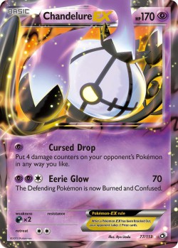 Carte Pokémon: Chandelure EX