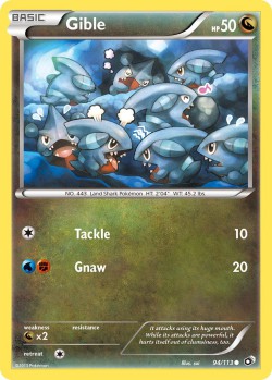 Carte Pokémon: Gible