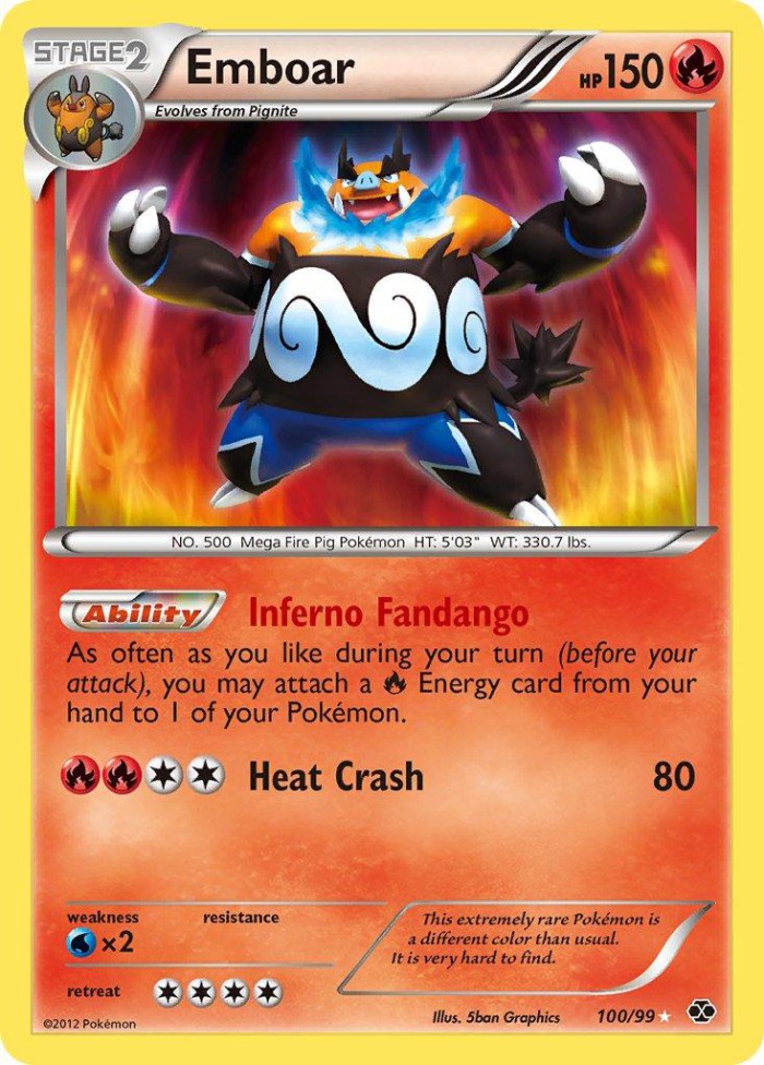 Carte Pokémon: Emboar [Roitiflam]