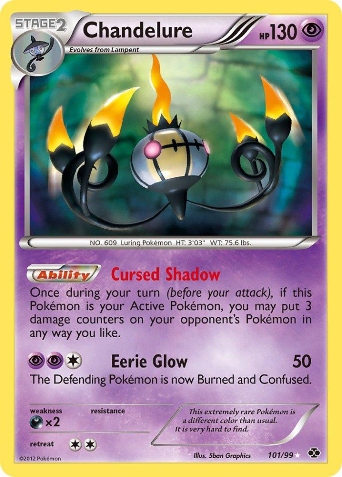 Carte Pokémon: Chandelure [Lugulabre]