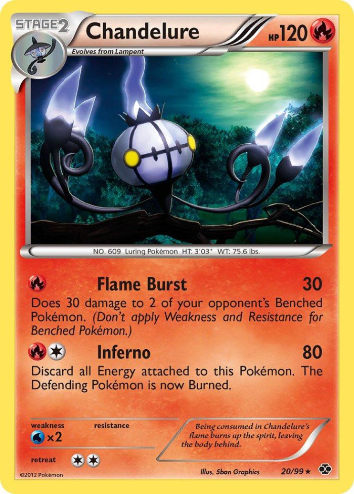 Carte Pokémon: Chandelure [Lugulabre]