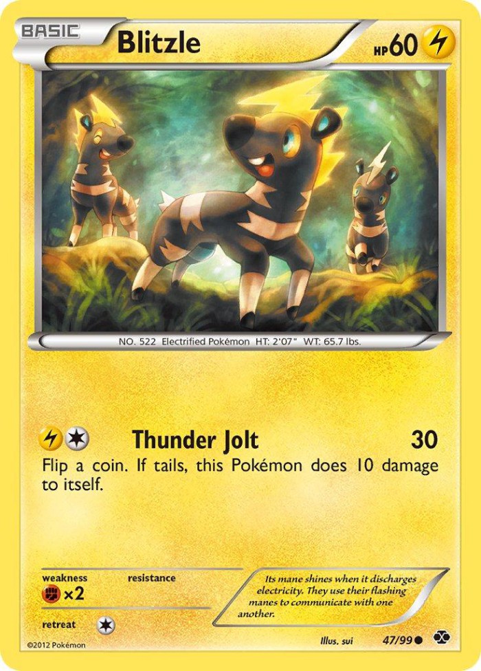 Carte Pokémon: Blitzle [Zébibron]