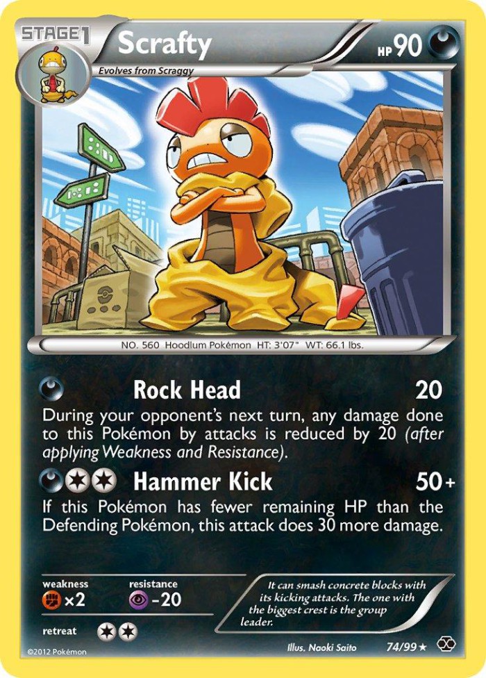 Carte Pokémon: Scrafty [Baggaïd]