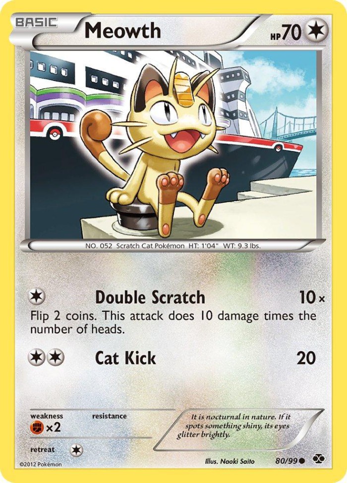 Carte Pokémon: Meowth [Miaouss]