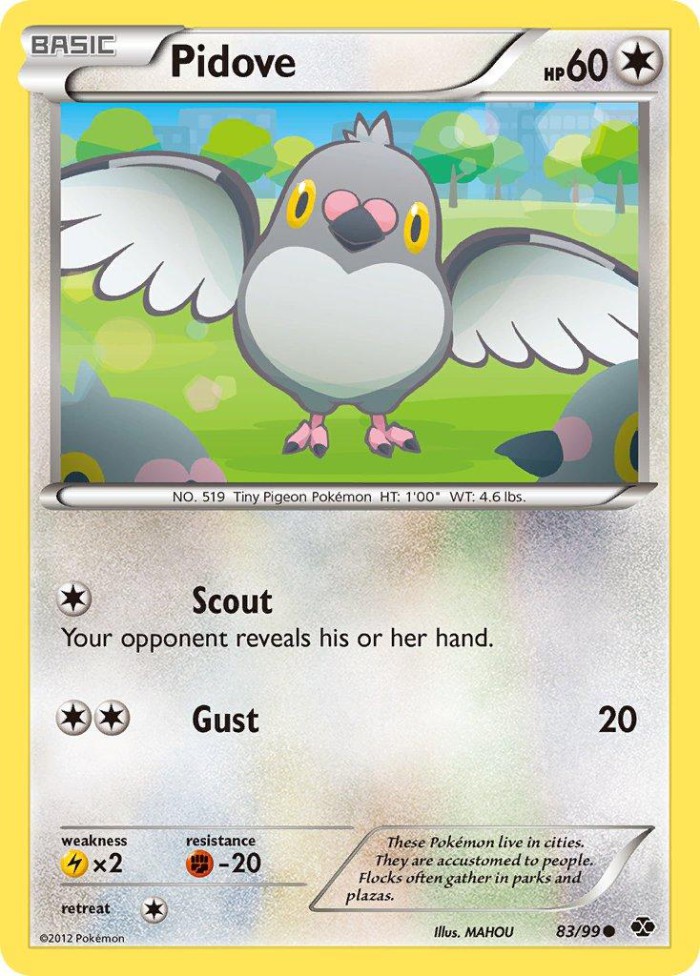 Carte Pokémon: Pidove [Poichigeon]