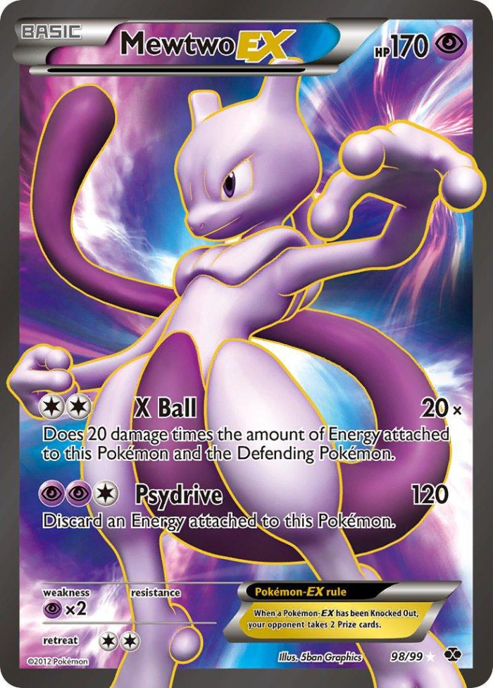 Carte Pokémon: Mewtwo EX [Mewtwo EX]