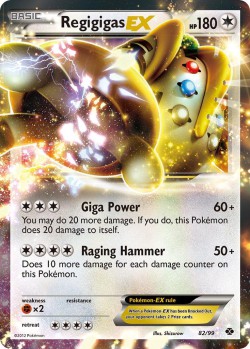 Carte Pokémon: Regigigas EX