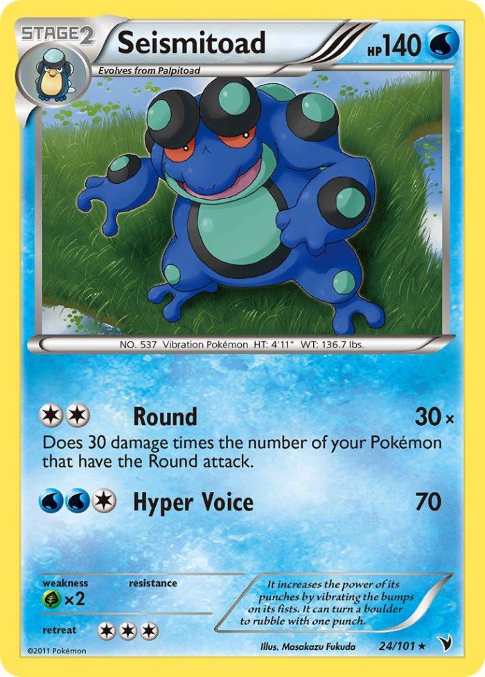 Carte Pokémon: Seismitoad [Crapustule]