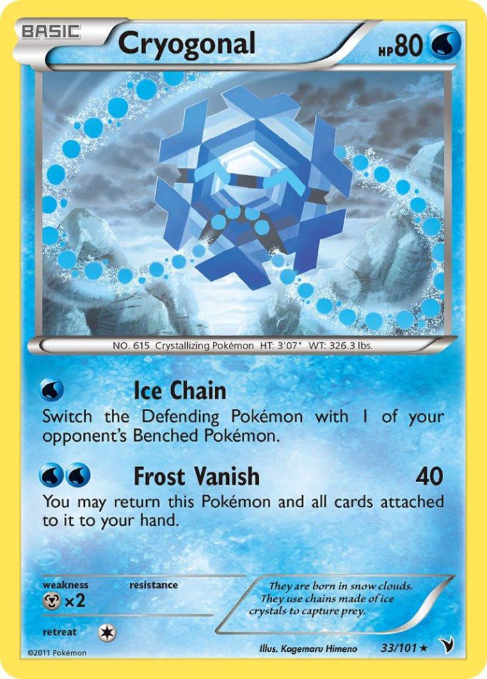 Carte Pokémon: Cryogonal [Hexagel]