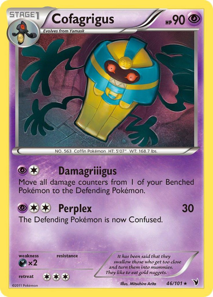 Carte Pokémon: Cofagrigus [Tutankafer]