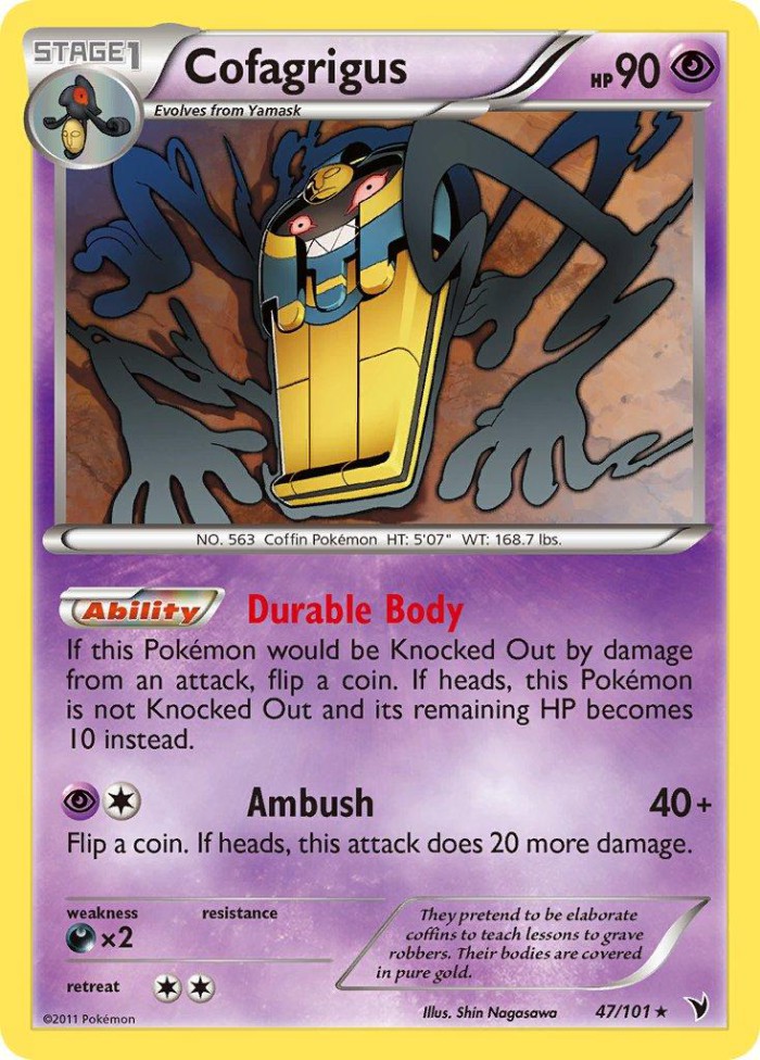 Carte Pokémon: Cofagrigus [Tutankafer]