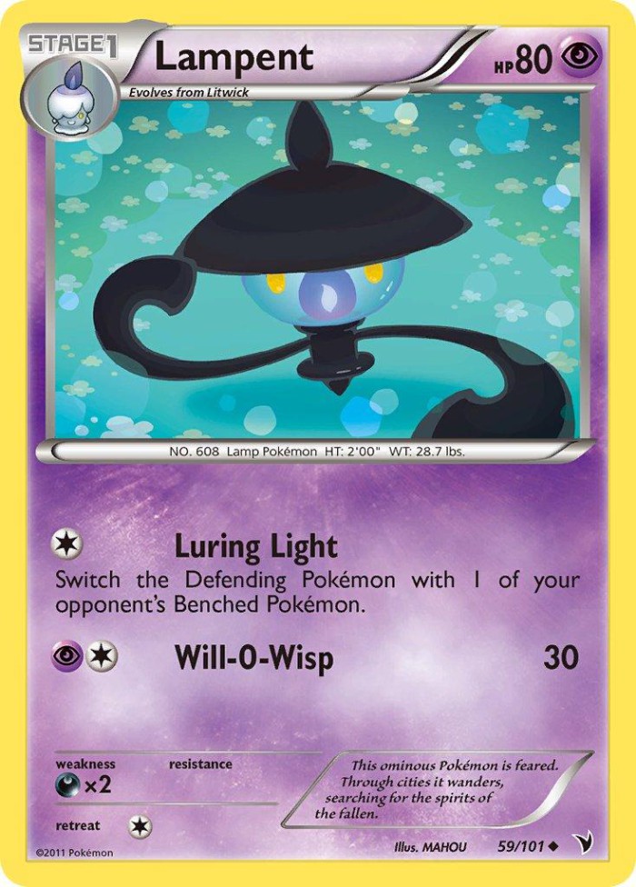 Carte Pokémon: Lampent [Mélancolux]