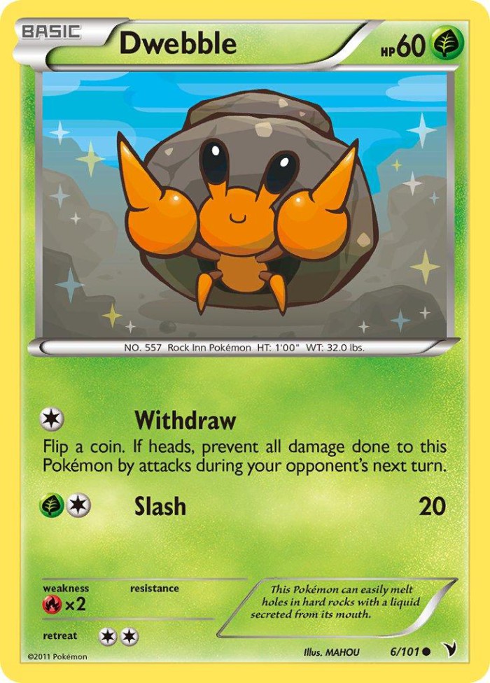 Carte Pokémon: Dwebble [Crabicoque]