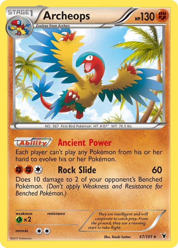 Carte Pokémon: Archeops [Aéroptéryx]