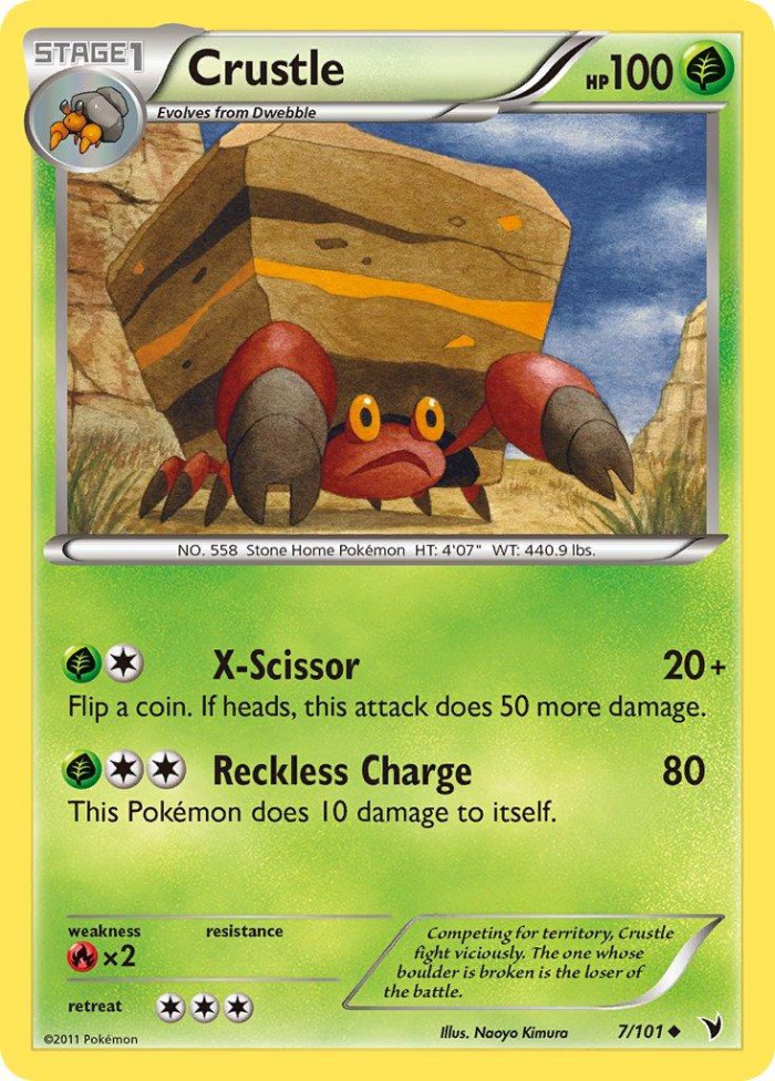 Carte Pokémon: Crustle [Crabaraque]