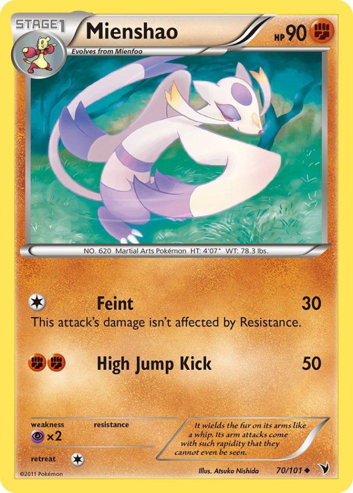 Carte Pokémon: Mienshao [Shaofouine]