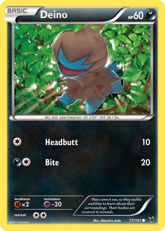 Carte Pokémon: Deino [Solochi]