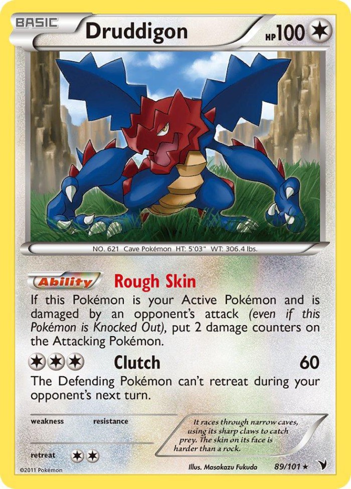 Carte Pokémon: Druddigon [Drakkarmin]