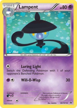 Carte Pokémon: Lampent