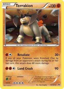 Carte Pokémon: Terrakion