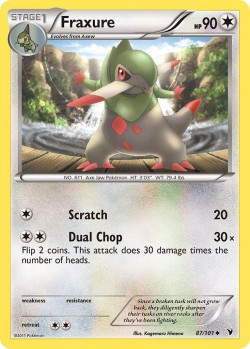 Carte Pokémon: Fraxure