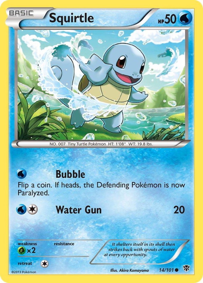 Carte Pokémon: Squirtle [Carapuce]