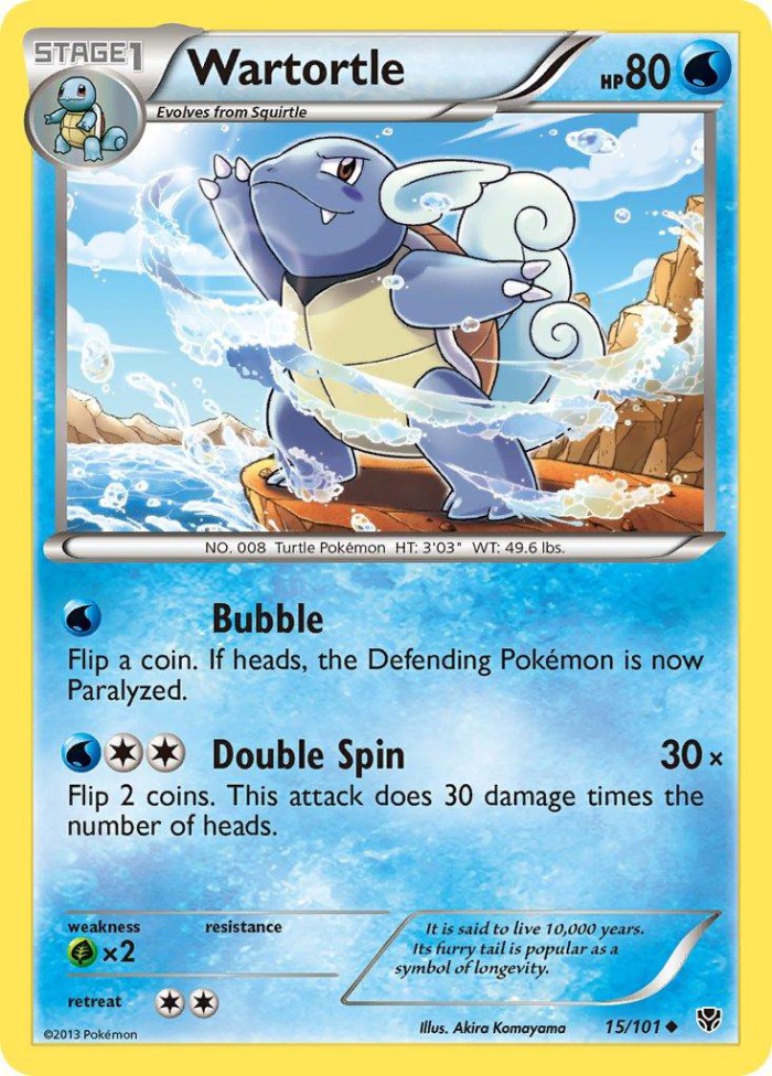 Carte Pokémon: Wartortle [Carabaffe]