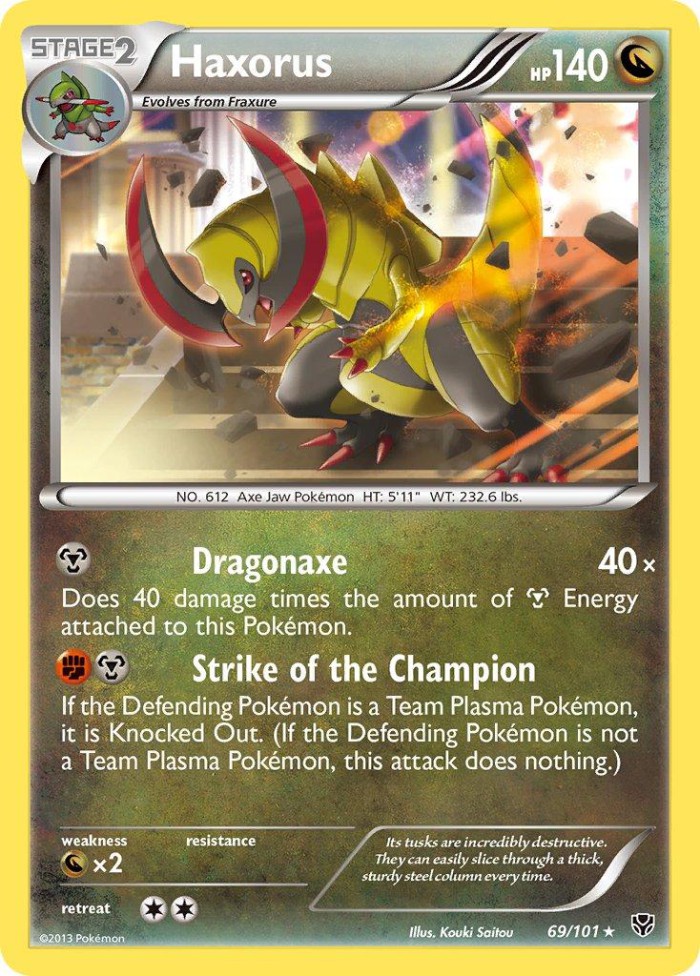 Carte Pokémon: Haxorus [Tranchodon]