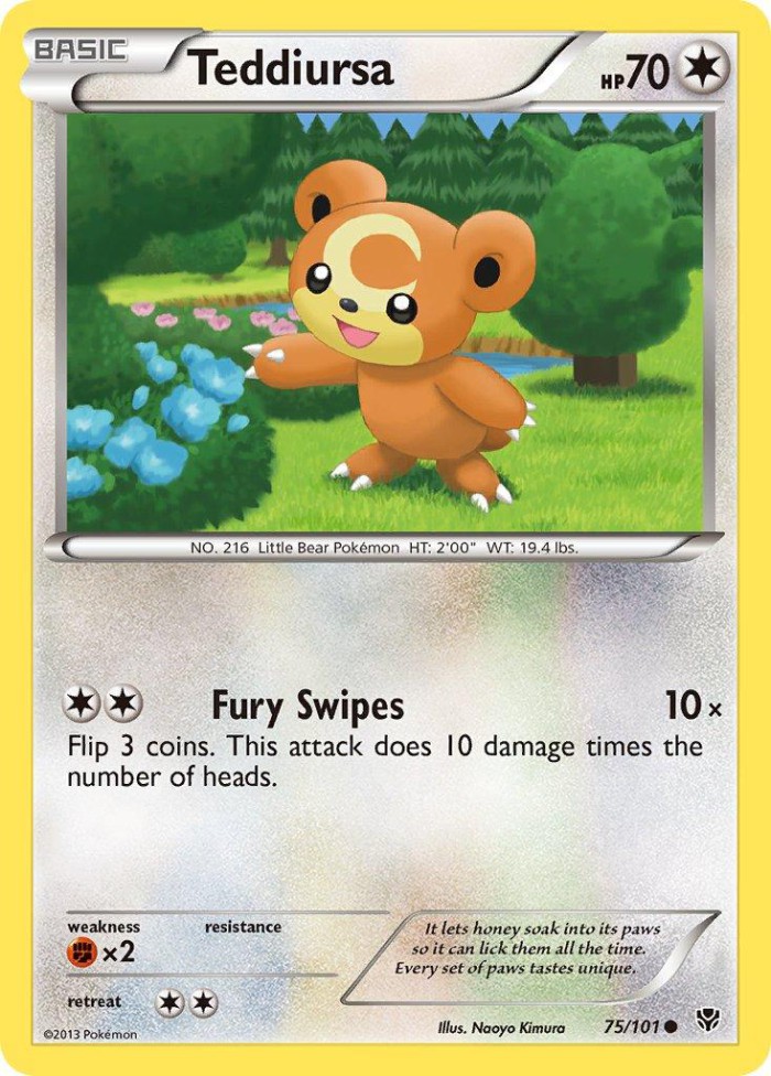 Carte Pokémon: Teddiursa [Teddiursa]