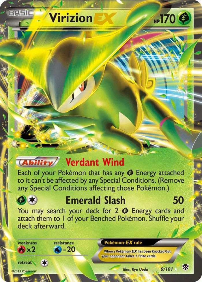 Carte Pokémon: Virizion EX [Viridium EX]