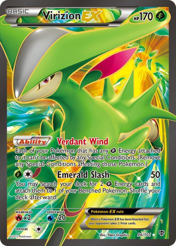 Carte Pokémon: Virizion EX [Viridium EX]