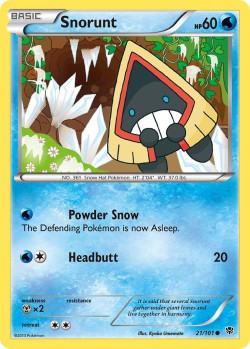 Carte Pokémon: Snorunt