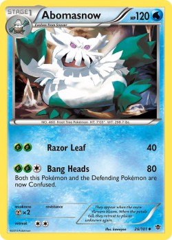 Carte Pokémon: Abomasnow