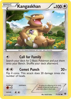 Carte Pokémon: Kangaskhan