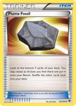 Carte Pokémon: Fossile Plume