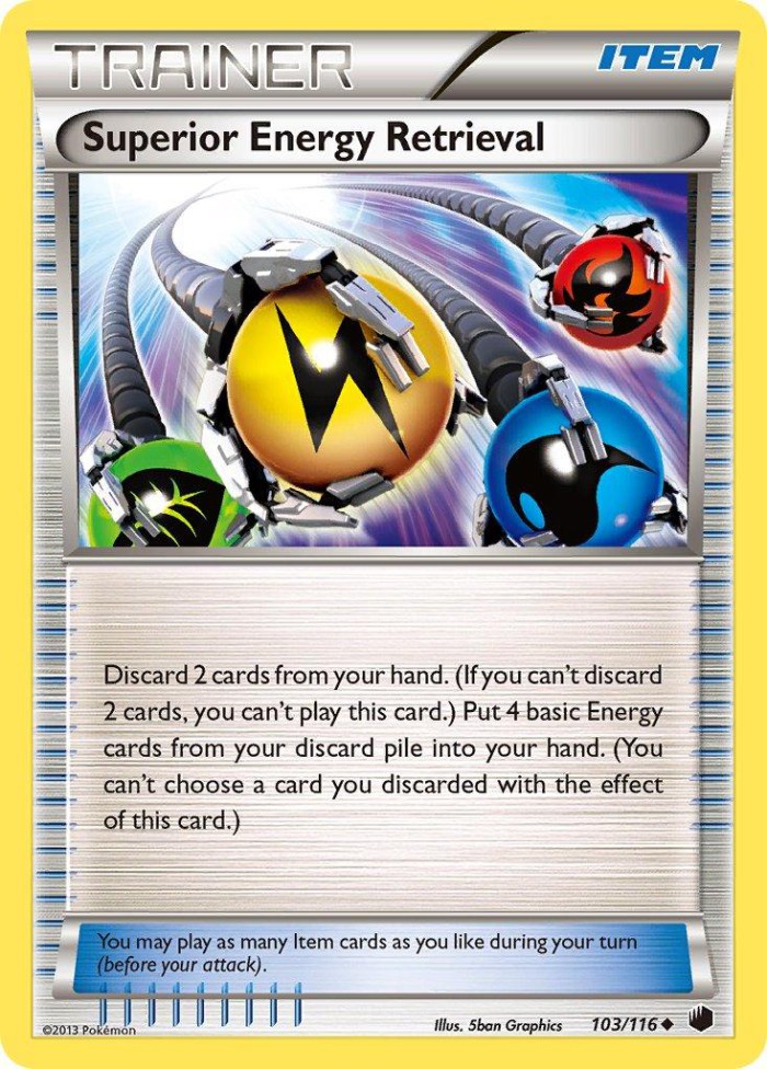 Carte Pokémon: Superior Energy Retrieval [Récupération d'Énergie Supérieure]