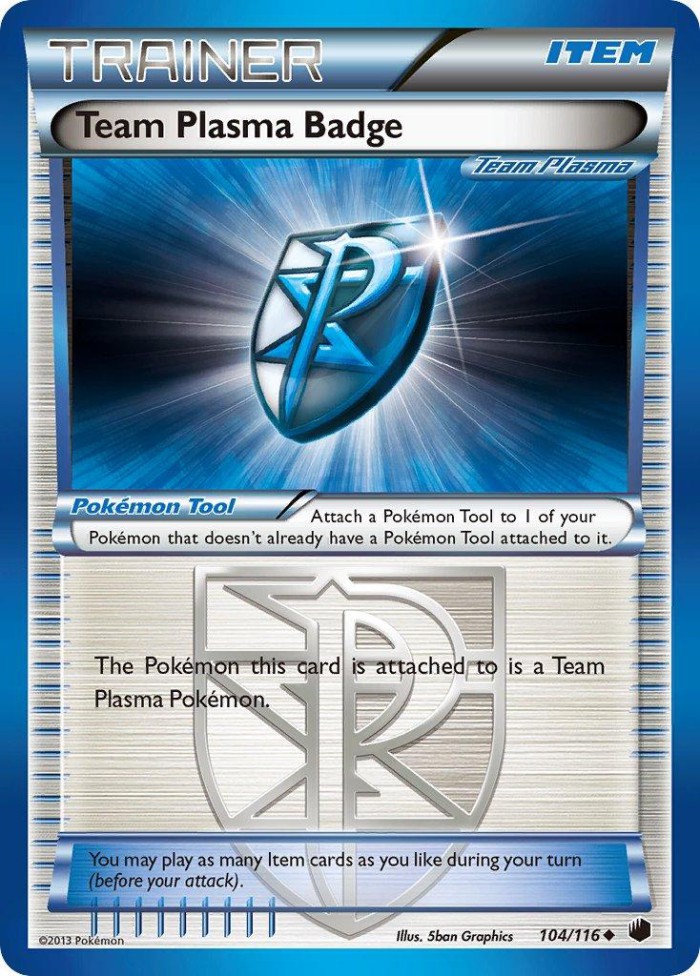 Carte Pokémon: Team Plasma Badge [Badge de la Team Plasma]