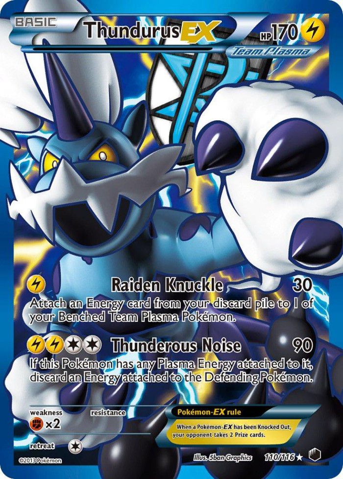 Carte Pokémon: Thundurus EX [Fulguris EX]