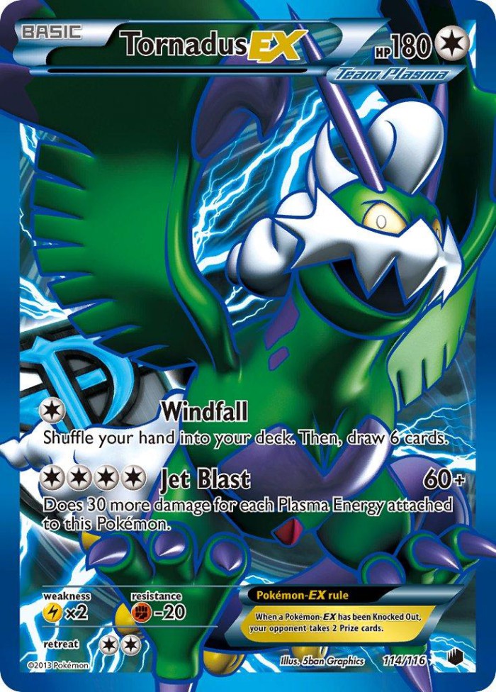 Carte Pokémon: Tornadus EX [Boréas EX]