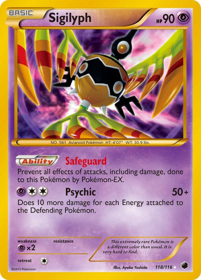 Carte Pokémon: Sigilyph [Cryptéro]