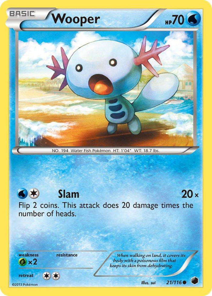 Carte Pokémon: Wooper [Axoloto]