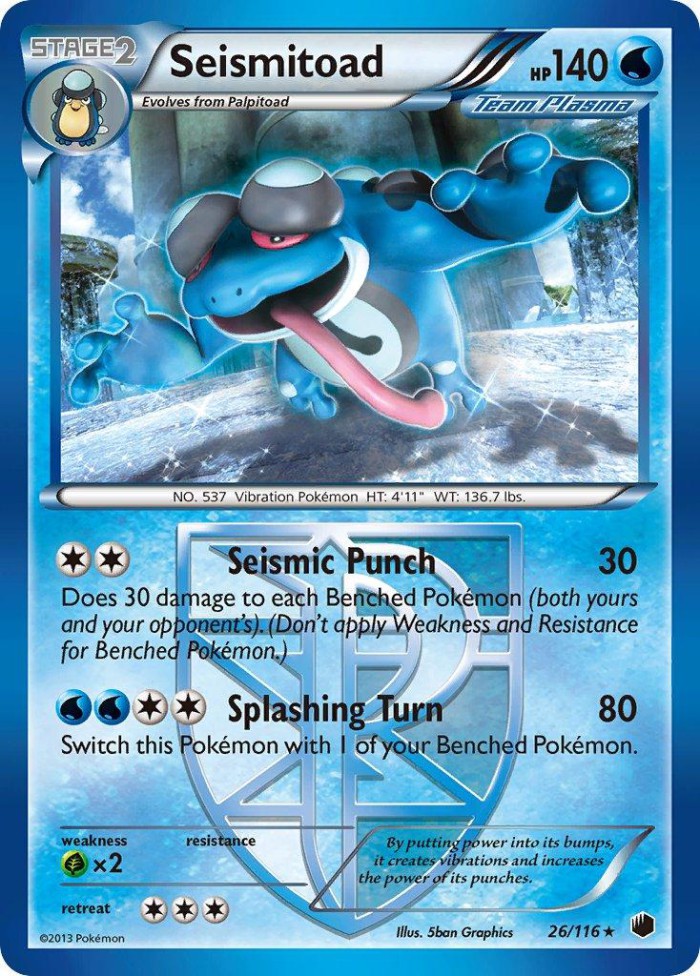 Carte Pokémon: Seismitoad [Crapustule]